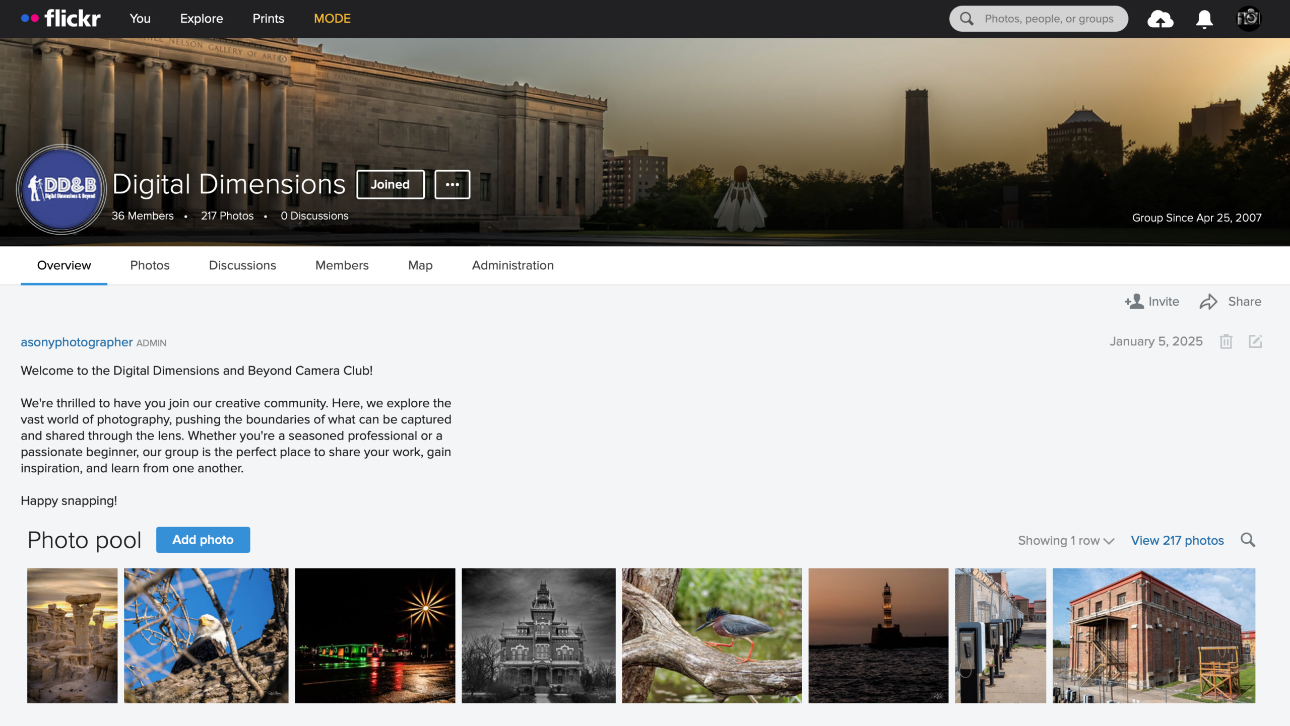 Flickr for photographers