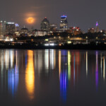 Sturgeon Supermoon Rises Over Kansas City